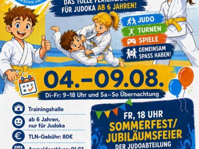 Plakat Judo Camp